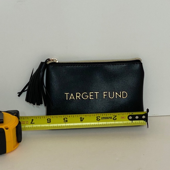 Target Fund Coin Purse Wallet Bag Pouch - Picture 3 of 6